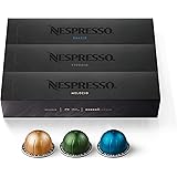 Nespresso Capsules VertuoLine, Medium and Dark Roast Coffee, Variety Pack, Stormio, Odacio, Melozio, 30 Count, Brews 7.77 Fl 