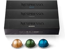 Nespresso Capsules VertuoLine, Medium and Dark Roast Coffee, Variety Pack, Stormio, Odacio, Melozio, 30 Count, Brews 7.77 Fl 