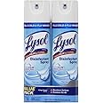 Lysol Disinfectant Spray, Sanitizing and Antibacterial Spray, For Disinfecting and Deodorizing, Crisp Linen, 19 Fl. Oz (Pack 