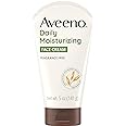 Aveeno Daily Moisturizing Fragrance-Free Prebiotic Oat Face/Facial Cream Clinically Proven to Moisturize Dry Skin for 24 Hour