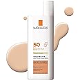 La Roche-Posay Anthelios Tinted Sunscreen SPF 50, Ultra-Light Fluid Broad Spectrum SPF 50, Face Sunscreen with Titanium Dioxi