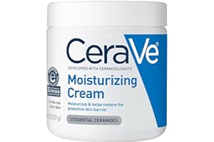 CeraVe Moisturizing Cream | Body and Face Moisturizer for Dry Skin | Body Cream with Hyaluronic Acid and Ceramides | Daily Mo