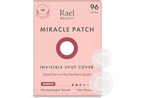 Rael Pimple Patches, Miracle Invisible Spot Cover - Hydrocolloid Acne Patch for Face, Blemishes, Zits Absorbing Patch, Breako