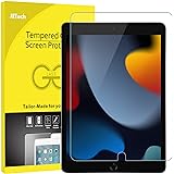 JETech Screen Protector for iPad (10.2-Inch, 2021/2020/2019 Model, 9/8/7 Generation), Tempered Glass Film, 1-Pack