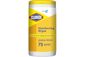 CloroxPro Clorox Disinfecting Wipes, Lemon Fresh, 75 Count (Package May Vary)