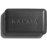 Kalaia - Detox & Balance Charcoal Cleansing Bar, Multi-Use Bar Soap with Activated Charcoal, Hydrating Anti-Acne Face Wash in