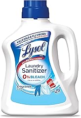 Lysol Laundry Sanitizer Additive, Bacteria-Causing Laundry Odor Eliminator, 0% Bleach Laundry Sanitizer, color, , 90 Fl Oz Cr