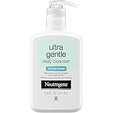 Neutrogena Ultra Gentle Foaming Facial Cleanser, Hydrating Face Wash for Sensitive Skin, Gently Cleanses Face Without Over Dr