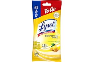 Lysol Disinfectant Handi-Pack Wipes, Multi-Surface Antibacterial Cleaning Wipes, For Disinfecting and Cleaning, Travel Size, 