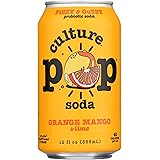 Culture Pop Soda Orange Mango Soda, 12 FZ