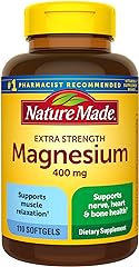 Nature Made Extra Strength Magnesium Oxide 400 mg, Dietary Supplement for Muscle Support, 110 Count