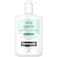 Neutrogena Ultra Gentle Hydrating Facial Cleanser, Non-Foaming Face Wash for Sensitive Skin, Gently Cleanses Face Without Ove