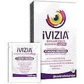 iVIZIA Eyelid Cleansing Wipes for Sensitive Eyelid Cleansing, Preservative-Free, Micellar, No Rinse, Gentle Eye Makeup Remove