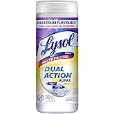 Lysol Dual Action, Disinfecting Wipes, Citrus, Blue 35Ct