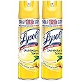 Lysol Disinfectant Spray, Sanitizing and Antibacterial Spray, For Disinfecting and Deodorizing, Lemon Breeze, 19 Fl Oz (Pack 