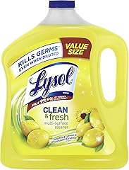 Lysol Multi-Surface Cleaner, Sanitizing and Disinfecting Pour, to Clean and Deodorize, Sparkling Lemon and Sunflower Essence,