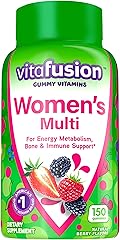 Vitafusion Womens Multivitamin Gummies, Berry Flavored Daily Vitamins for Women With Vitamins A, C, D, E, B-6 and B-12, Ameri