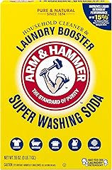 ARM & HAMMER Super Washing Soda Household Cleaner and Laundry Booster, Versatile Natural Home Cleaner, Powder Laundry Additiv