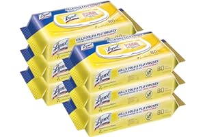 Lysol Disinfectant Handi-Pack Wipes, Multi-Surface Antibacterial Cleaning Wipes, for Disinfecting and Cleaning, Lemon and Lim
