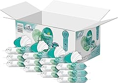 Pampers Aqua Pure Sensitive Baby Wipes, 99% Water, Hypoallergenic, Unscented, 12 Flip-Top Packs (672 Wipes Total) [Packaging 