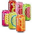 POPPI Sparkling Prebiotic Soda, Beverages w/Apple Cider Vinegar, Seltzer Water & Fruit Juice, Fun Favorites Variety Pack, 12o