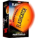 Light Up Football - Glow in the Dark Ball - NO 6 - Outdoor Sports Birthday Gifts for Boys 8-15+ Year Old - Kids Teenage Youth