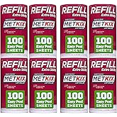 Metkix Refill for Metkix Lint Rollers 8 Pack (Total 800 Sheets)