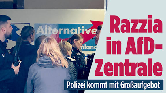 Hannover. Razzia in AfD-Zentrale! Verdacht auf Parteispenden-Affäre