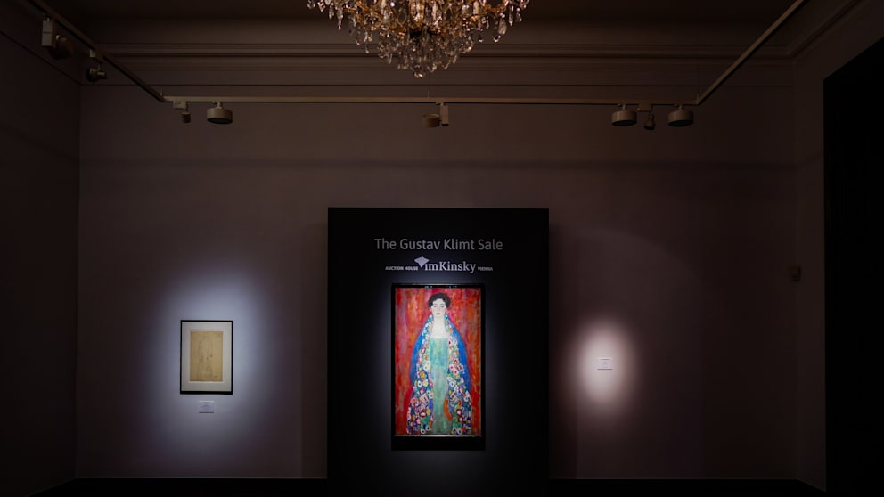Das verschollen geglaubte Klimt-Gemälde wurde im Rahmen eines Private Viewings Mitte April den Besuchern und Interessenten des Auktionshauses vorgestellt
