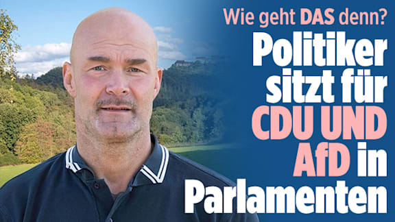 Thüringen: Politiker sitzt für CDU und AfD in Lokal-Parlamenten 