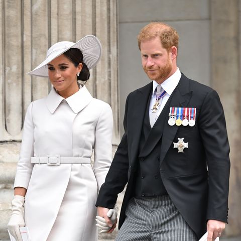 Wird Herzogin Meghan Prinz Harry nach London begleiten?
