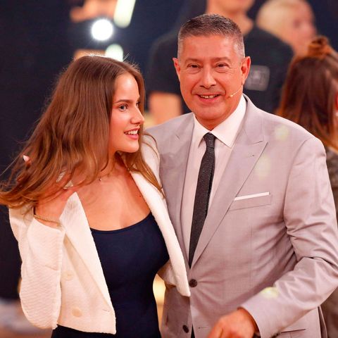 Joachim Llambi und seine Tochter Helena bei „Let's Dance“ am 26. April 2024.