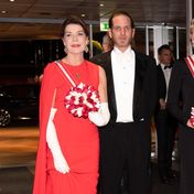 Prinzessin Caroline von Hannover und Andrea Casiraghi nehmen an einer Gala während des Monaco-Nationalfeiertags am 19. November 2018 in Monte-Carlo teil.