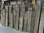 Oude eiken wagonplanken | Perfect als wandplank of legplank, Doe-het-zelf en Verbouw, Hout en Planken, Plank, Gebruikt, 25 tot 50 mm