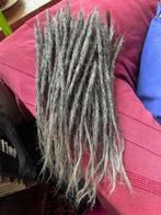 60 dunne nieuwe grijze human hair dreads nu voor 360€, Nieuw, Ophalen of Verzenden, Pruik of Haarverlenging