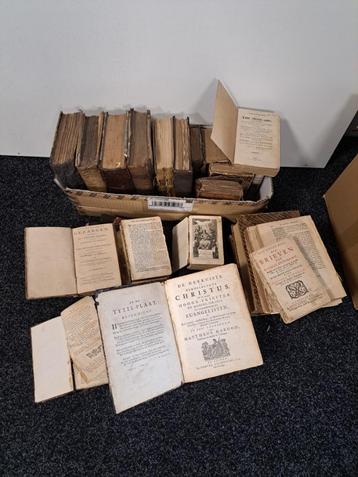 28 antieke boeken Vanaf ong 1650 Bayley, Smytegelt, Bunyan