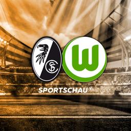 Logo SC Freiburg gegen VfL Wolfsburg