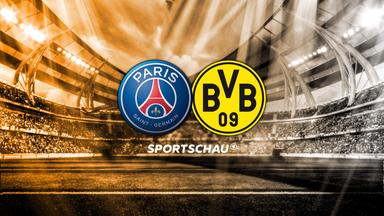 Logo Paris Saint-Germain gegen Borussia Dortmund