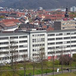 Das Finanzamt und Finanzministerium in Saarbrücken.