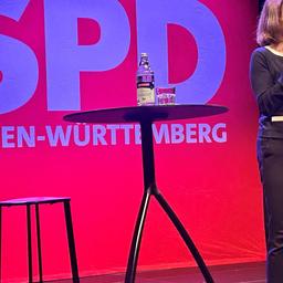 Katarina Barley auf dem SPD Frühlingsempfang in Freiburg 