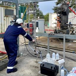 André Stechern arbeitet im Bereich der Lithium-Bohrung.