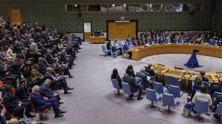 Abstimmung im UN-Sicherheitsrat zu Palästina.