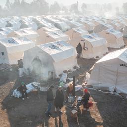 Zelte, der türkischen Katastrophenschutzbehörde AFAD, stehen für die von den Erdbeben betroffenen Menschen bereit. (Archiv)