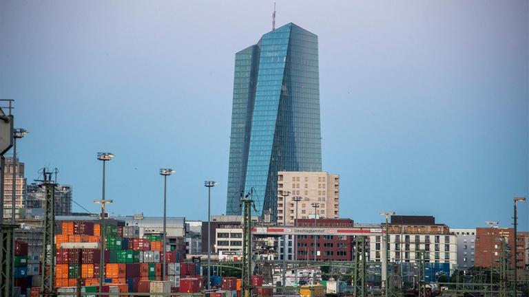 Hauptsitz der Europäischen Zentralbank (EZB) in Frankfurt.
