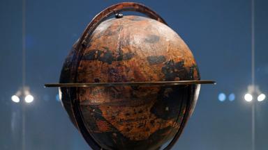 Der Behaim-Globus, die älteste erhaltene kugelförmige Darstellung der Welt