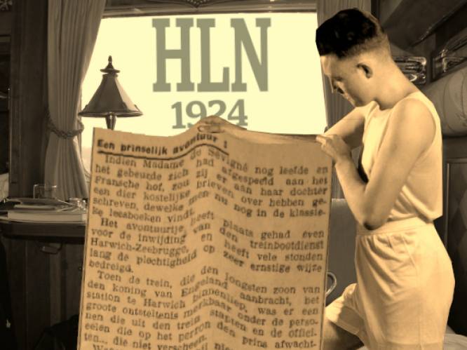 ▶HLN 1924: “En daar stond de prins, gelijk een zeer gewoon sterveling in de penarie… en in zijn onderbroek.”