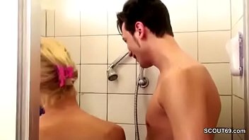 Seduce To Fuck By Step Son Big Dick In Shower...
