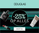 Douglas - 25% korting op alles black friday deals