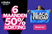 Lebara - 6 maanden 50% korting black friday deals