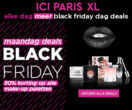 ICI Paris XL - 30% korting op alle make-up paletten black friday deals
